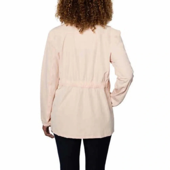 ✨NWT Hang Ten Pink UPF 50+ Water Repellant Hybrid Rain Jacket Plus Size XXL - Picture 6 of 11